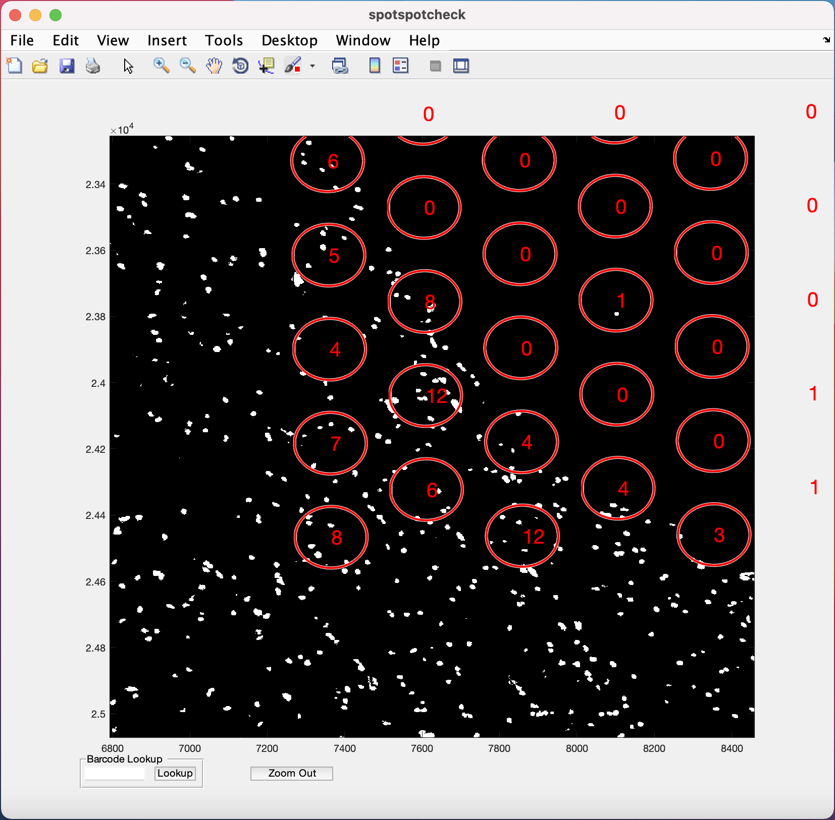 4 Step 4 GUI to count nuclei in a Visium spot VistoSeg Visium